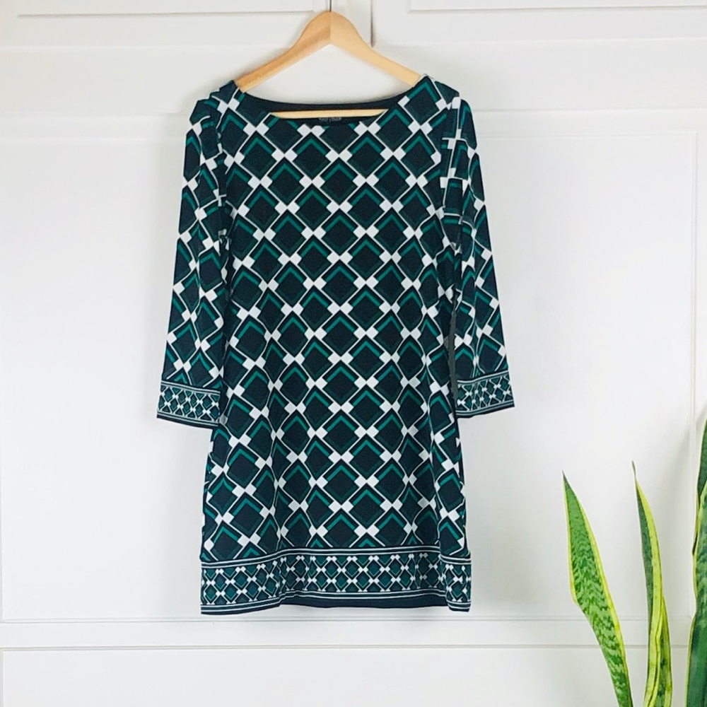 White House Black Market Geometrical Dress